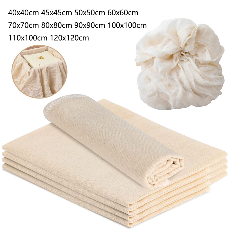 Kitchen Baking Cloth - 1/5p Cotton Gauze Muslin Tofu Cheese