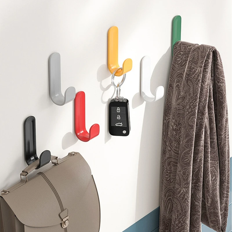Kitchen Baking Gifts - 6Pcs Self Adhesive Single Robe Hook