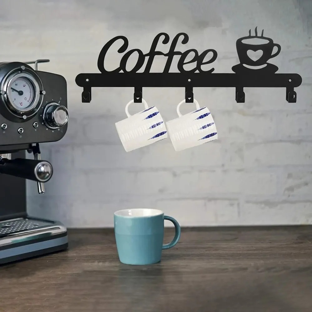 Metal Wall Mounted Coffee Mug  - Kitchen Baking Gifts ulasan dan harga
