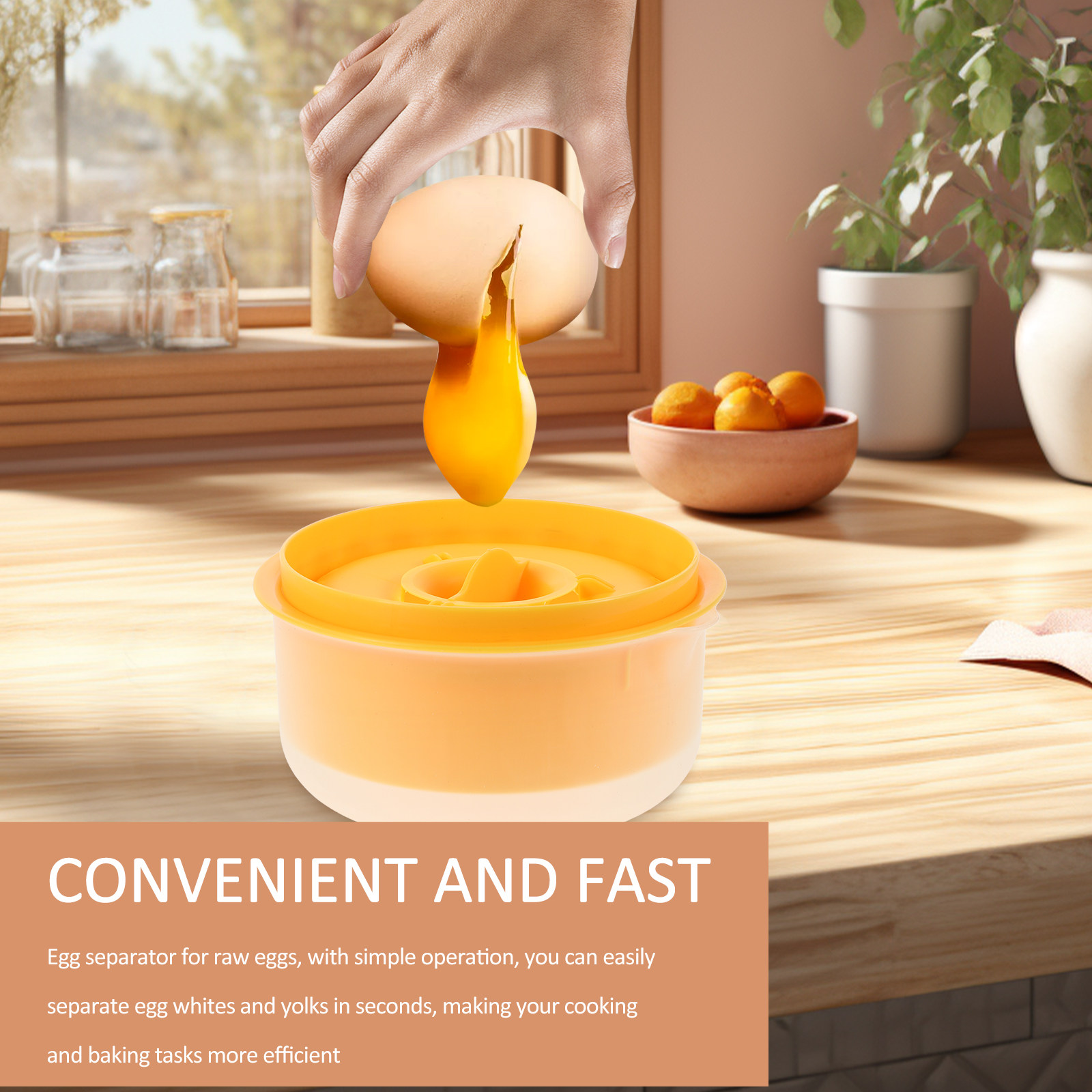 Egg Separator Tool Egg White a - Kitchen Baking Mess ulasan dan harga