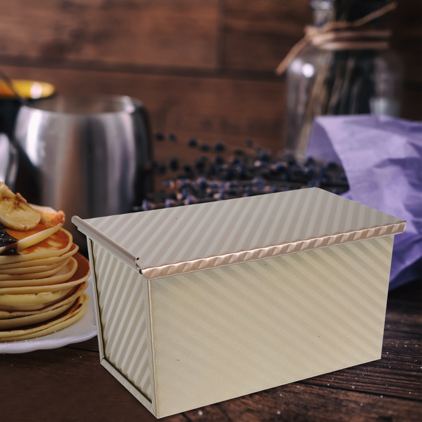Metal Toast Bread Baking Mold  - Kitchen Baking Pan ulasan dan harga
