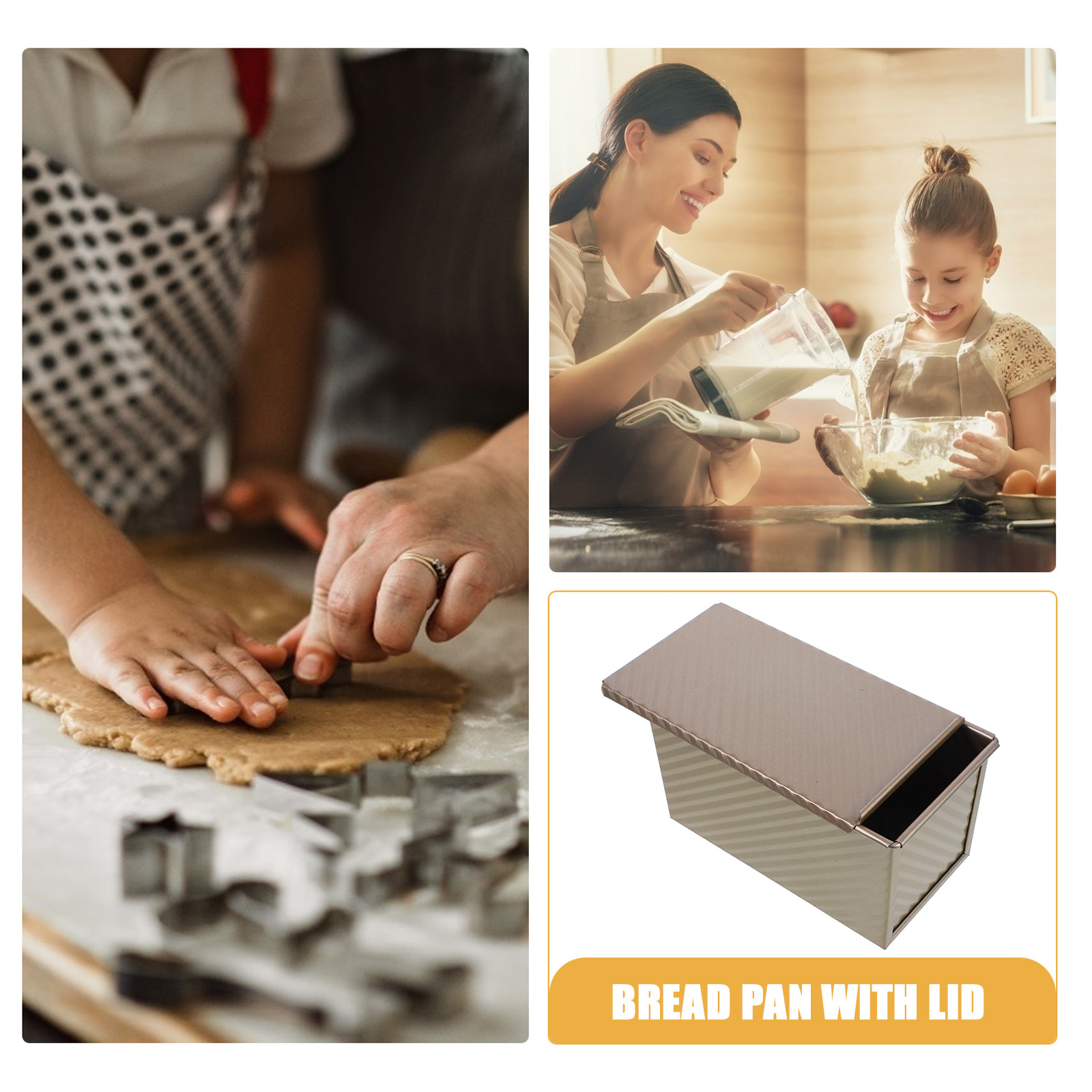 Metal Toast Bread Baking Mold  - Kitchen Baking Pan ulasan dan harga