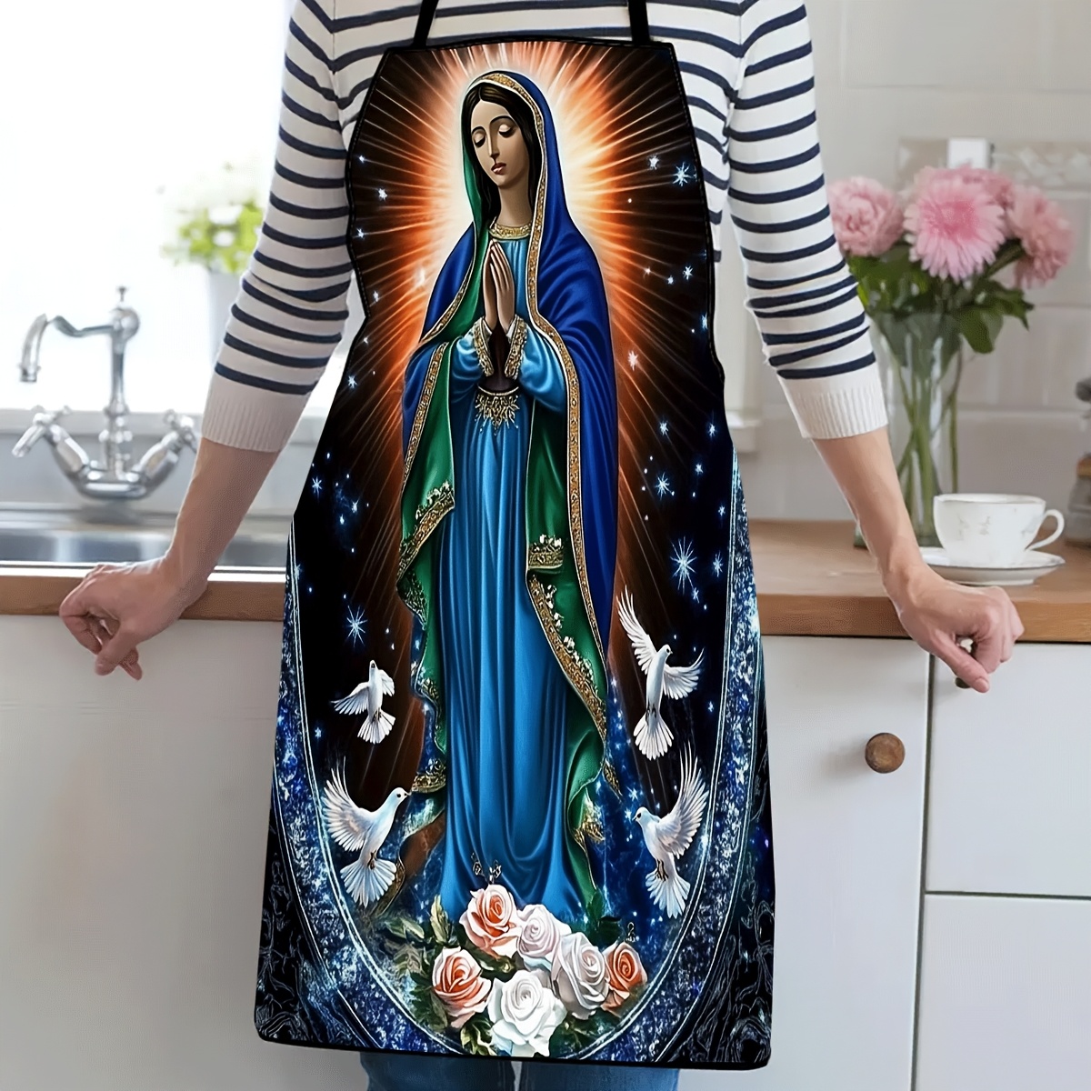 Apron with Lady of Guadalupe i - Kitchen Baking Cloth ulasan dan harga