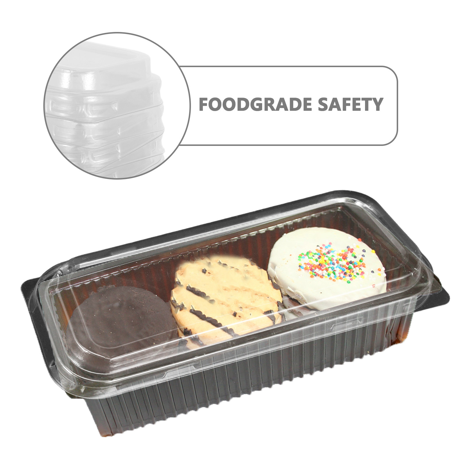 50Pcs Plastic Loaf Baking Lids - Kitchen Baking Pan ulasan dan harga