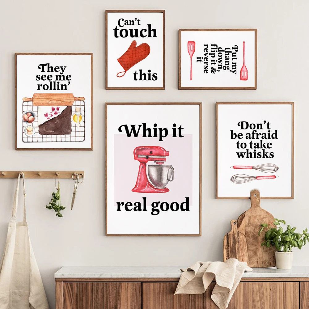 Baking Print Funny Kitchen Rap - Kitchen Baking Quotes ulasan dan harga