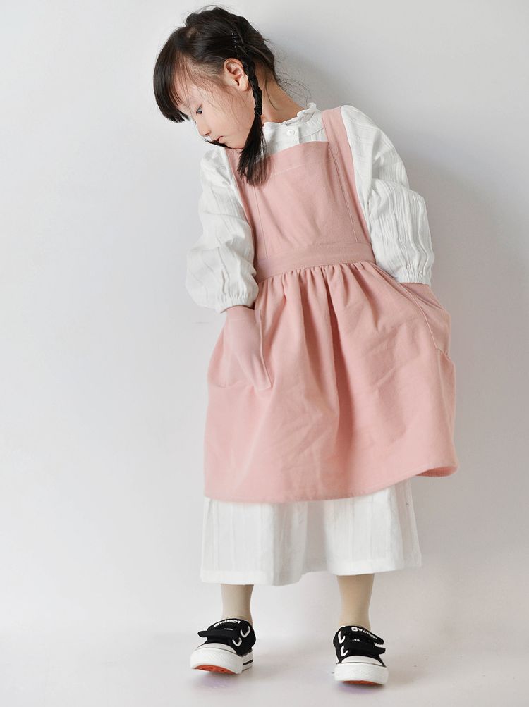 Kids Cotton Apron Dress Parent - Baking Kitchen Kids ulasan dan harga
