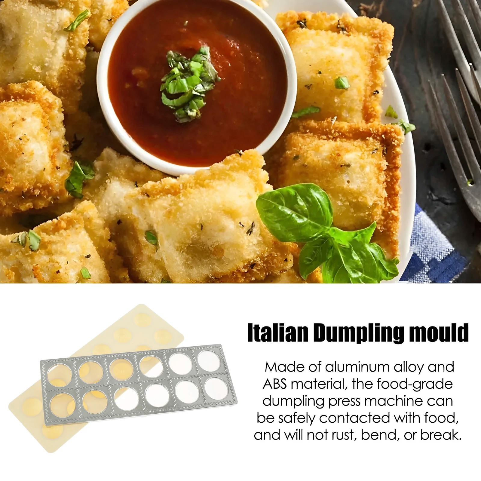 Dumpling Mold 12 Holes Ravioli - Kitchen Job ulasan dan harga