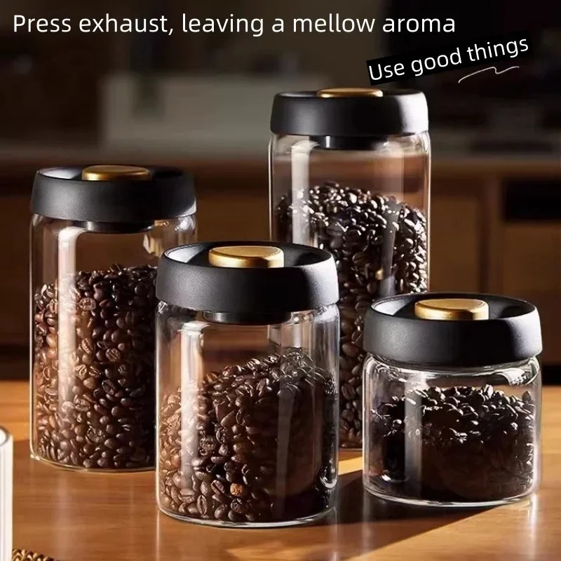 Manual Vacuum Sealed Coffee Ja - Kitchen Job ulasan dan harga