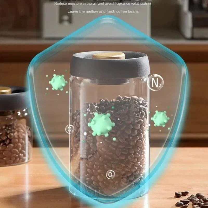 Manual Vacuum Sealed Coffee Ja - Kitchen Job ulasan dan harga