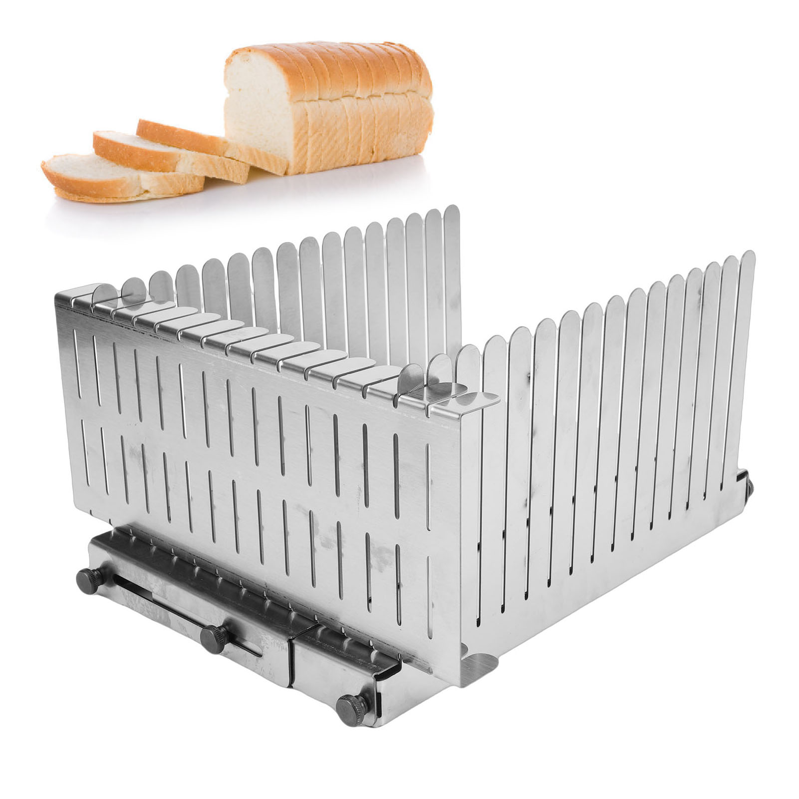 Bread Slicing Guide Stainless  - Commercial Kitchen For Baking ulasan dan harga