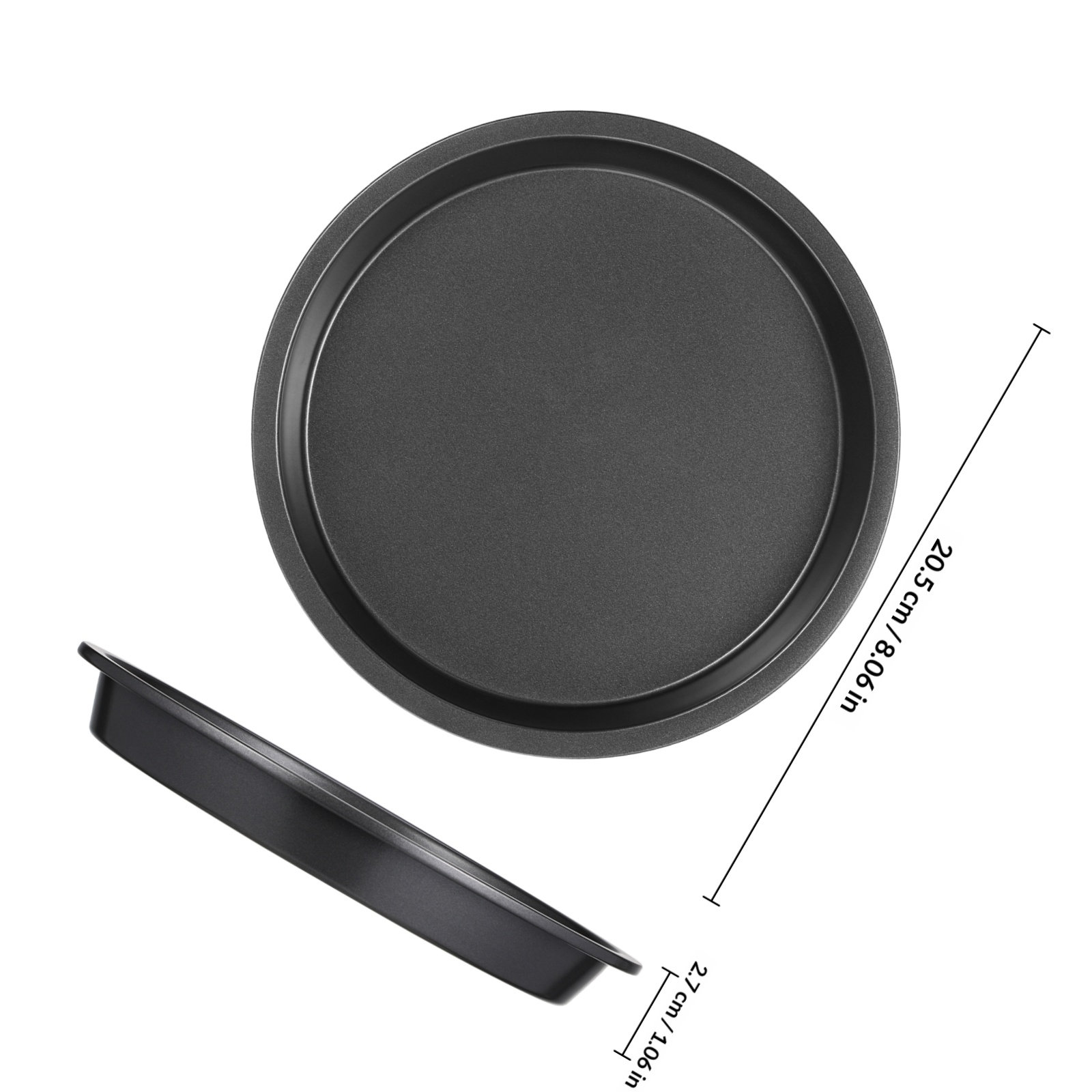 Round Nonstick Pizza Pan Carbo - Kitchen Baking Pan ulasan dan harga