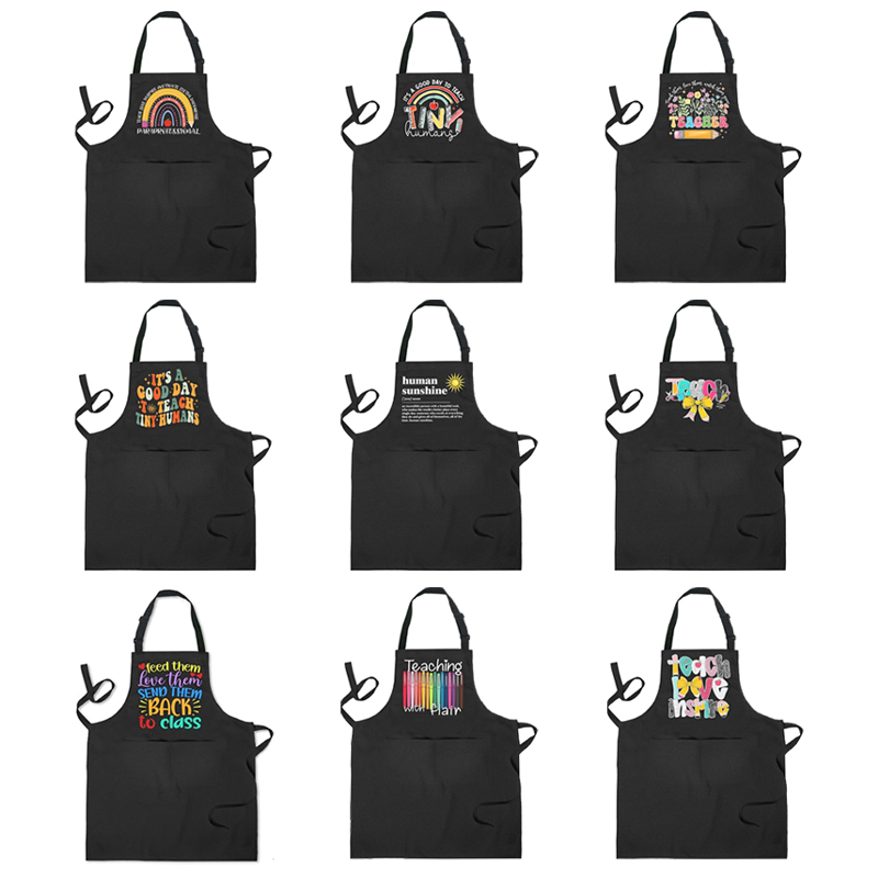 Funny Teacher Quote Black Apro - Kitchen Baking Quotes ulasan dan harga