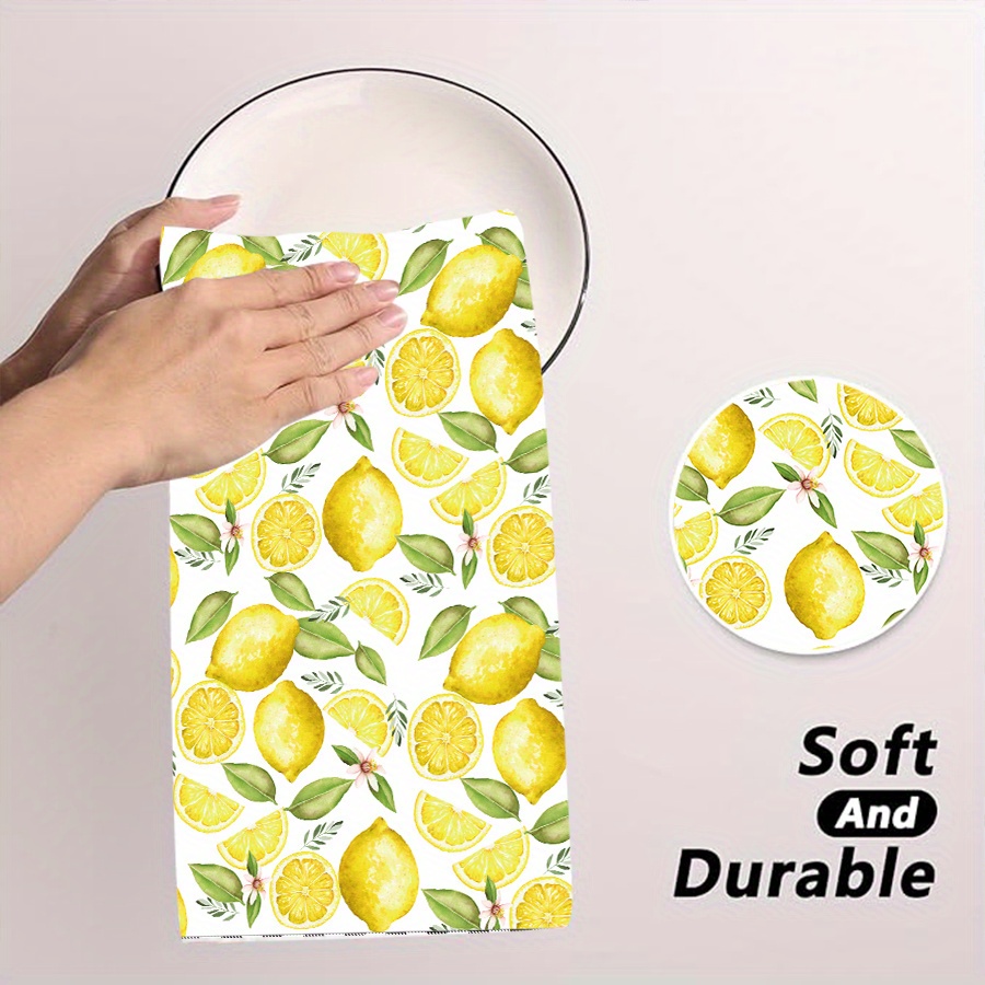 2Pcs, Lemon Wreath Kitchen Tow - Kitchen Baking Cloth ulasan dan harga