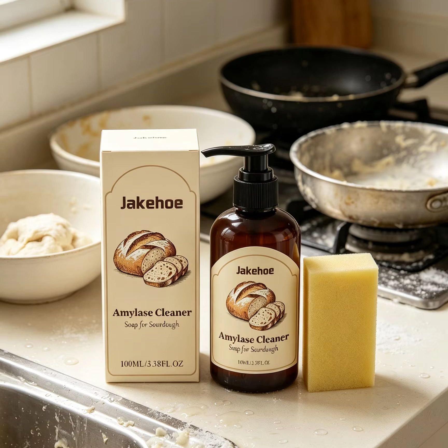 Jakehoe Amylase Cleaner Soap S - Kitchen Baking Mess ulasan dan harga