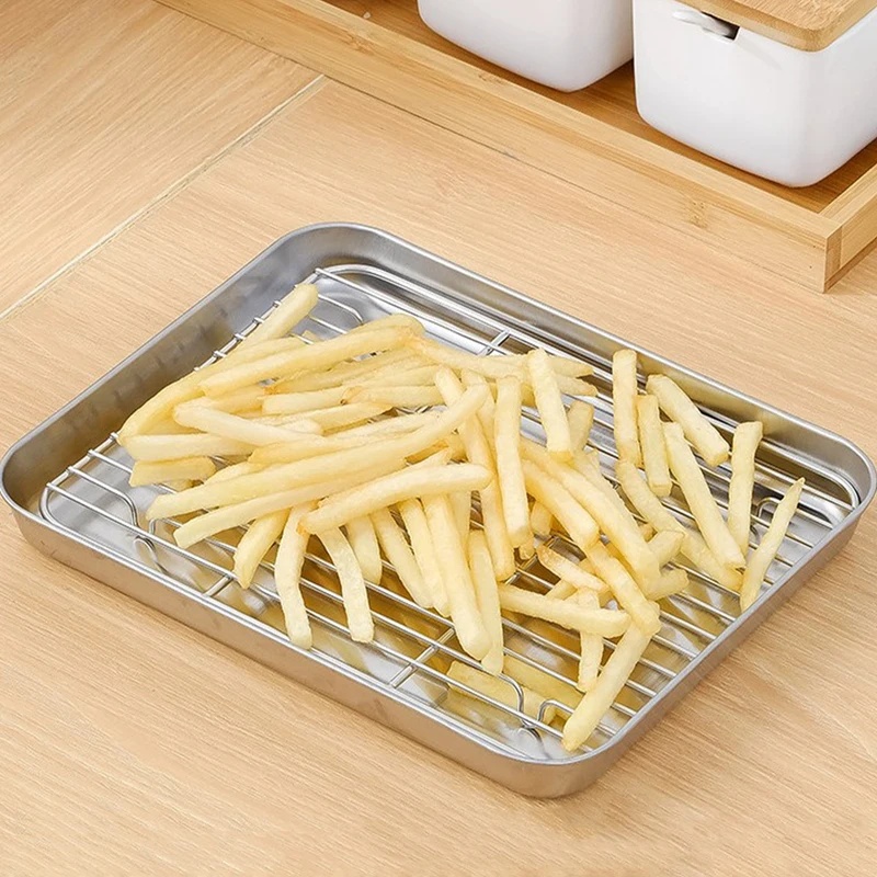 Stainless Steel Baking Tray Wi - Kitchen Baking Rack ulasan dan harga