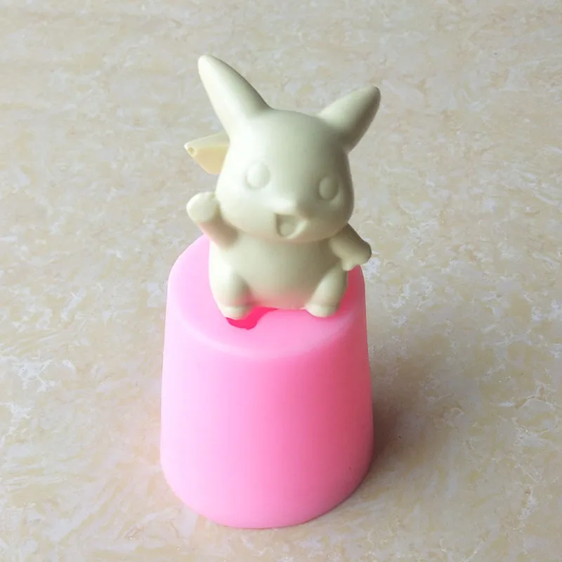 Pikachu 3D Candle Wax Anime Si - Baking Kitchen Kids ulasan dan harga