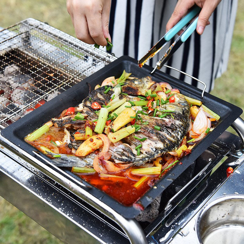 Outdoors Thick Square Grill Pa - Kitchen Baking Appliances ulasan dan harga