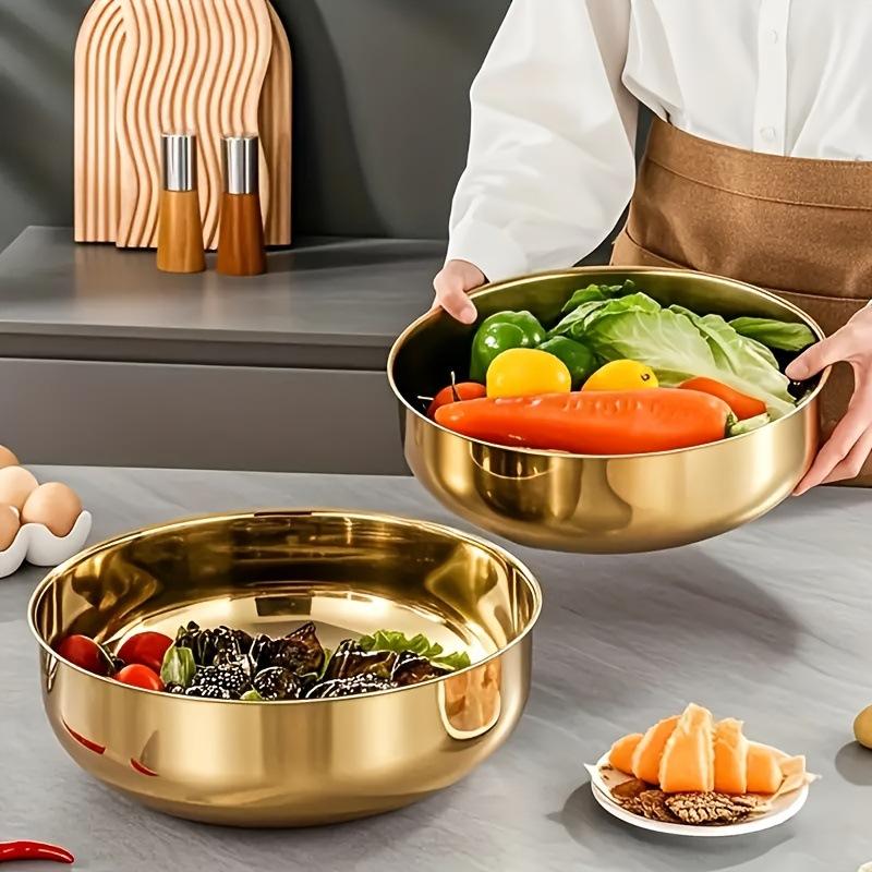 New Stainless Steel Mixing Bow - Commercial Kitchen For Baking ulasan dan harga