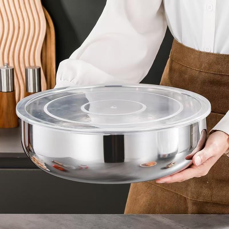 New Stainless Steel Mixing Bow - Commercial Kitchen For Baking ulasan dan harga