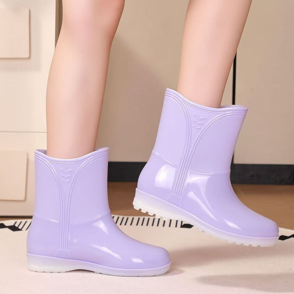 Mid-calf Women Rain Boots Wate - Kitchen Job ulasan dan harga