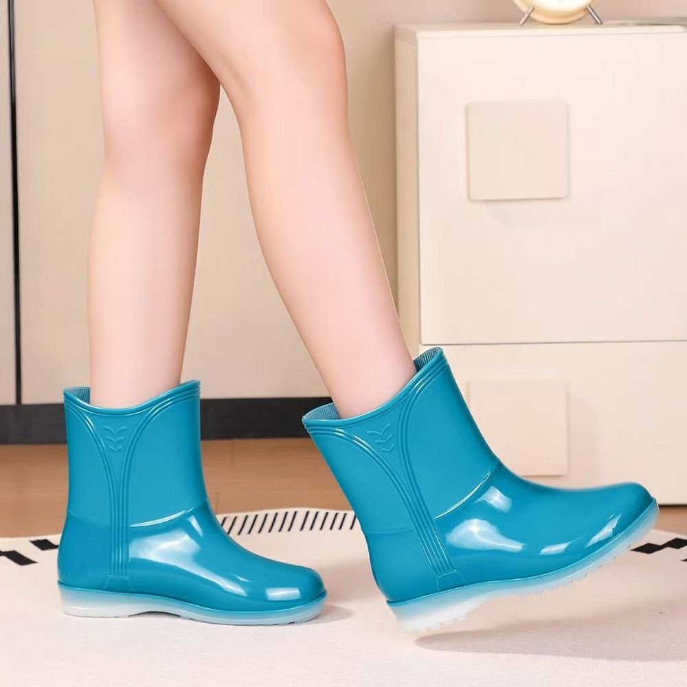 Mid-calf Women Rain Boots Wate - Kitchen Job ulasan dan harga