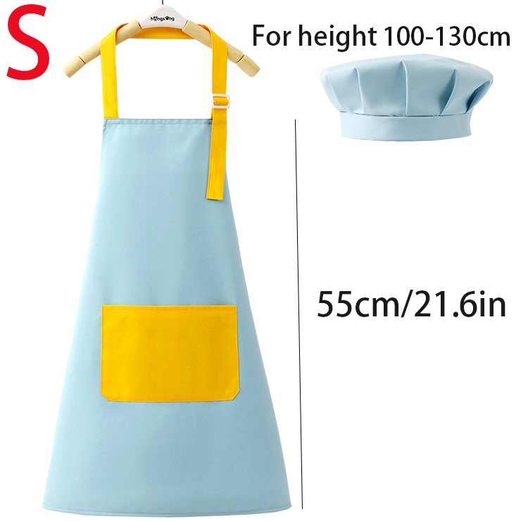 Kids Apron and Chef Hat Set Ad - Baking Kitchen Kids ulasan dan harga