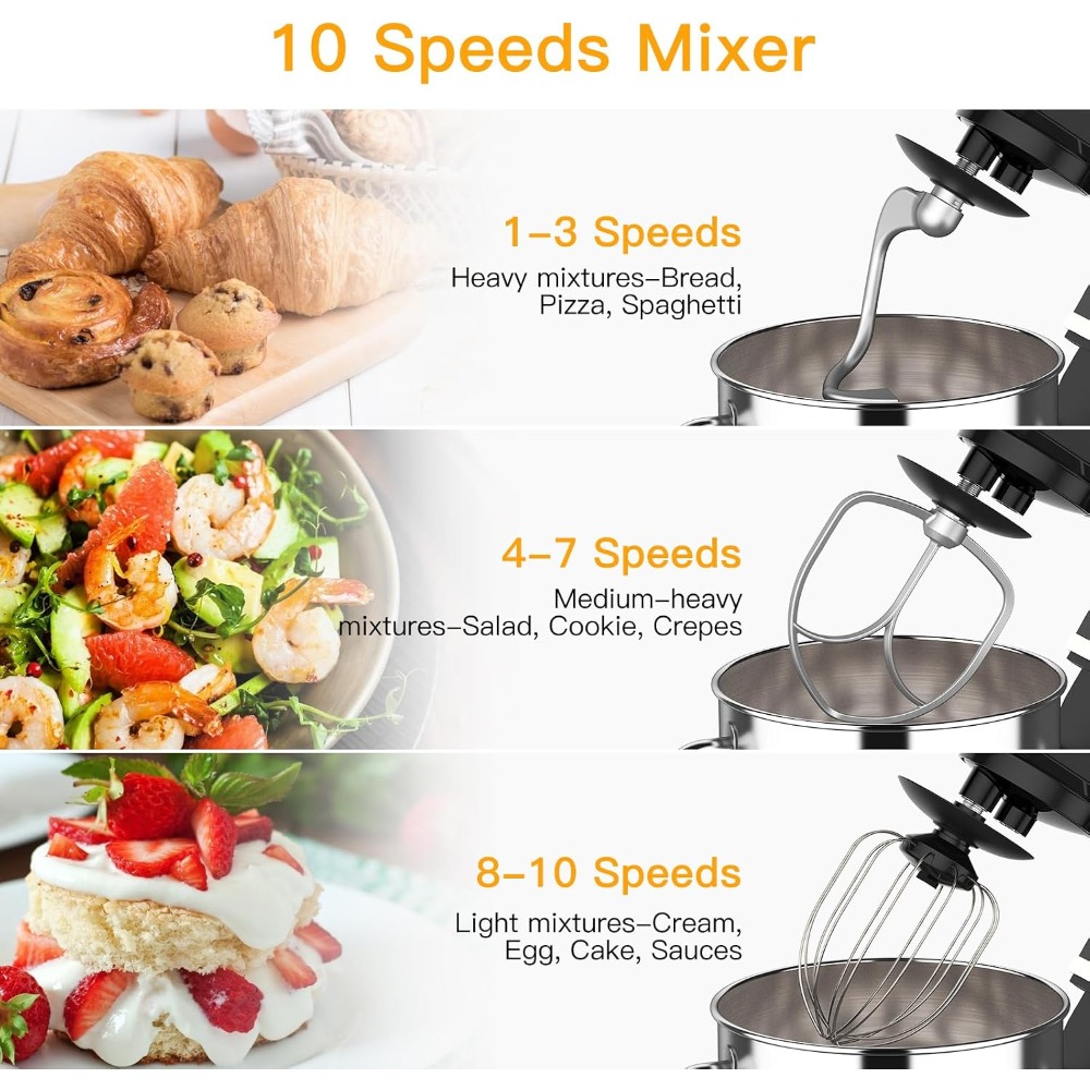 Garvee 110-120V, 60hz 6.7L Sta - Commercial Kitchen For Baking ulasan dan harga
