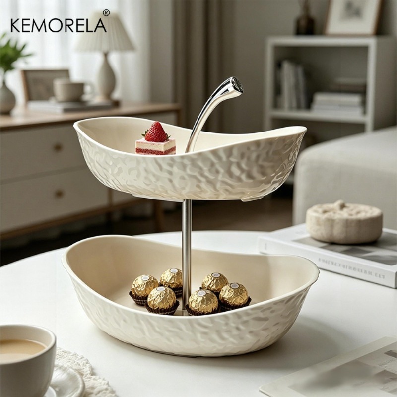 KEMORELA 2/3 Tier Plastic Frui - Kitchen Baking Rack ulasan dan harga