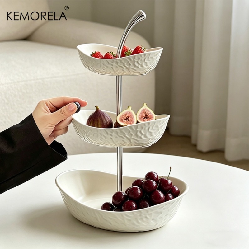 KEMORELA 2/3 Tier Plastic Frui - Kitchen Baking Rack ulasan dan harga